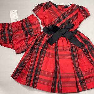 Holiday Plaid Ralph Lauren Dress for Baby Girl